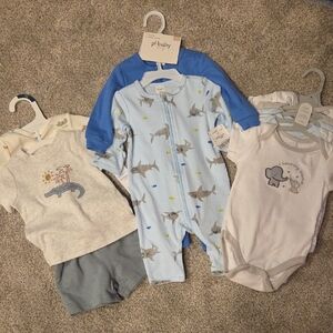 3 Sets of Brand New Baby Boy Clothes